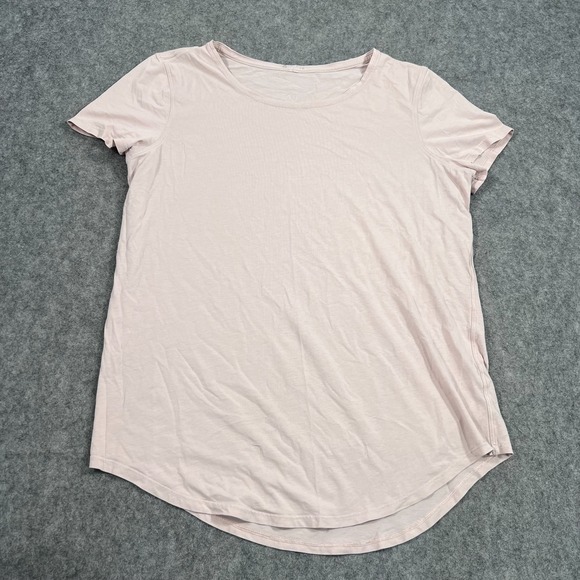 lululemon athletica Tops - Lululemon Athletica Pink Glow Short Sleeve Crew Neck Love Tee T-Shirt Women Sz 8